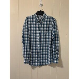 US Polo Assn Mens Size Medium M Classic Button Down Long Sleeve 100% Cotton